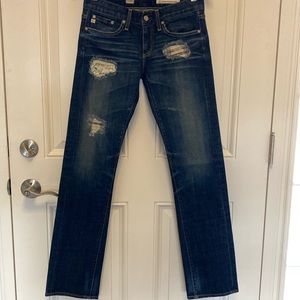 AG The Tomboy Patch Jeans Sz 27R